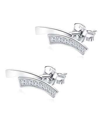 Sweetie Designed With CZ Stone Silver Ear Stud STS-5219